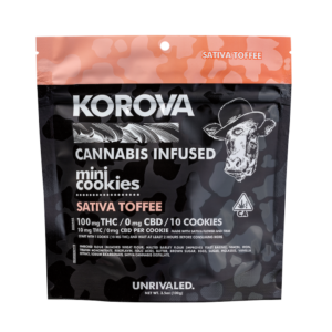 Sativa Toffee Mini Cookies, Korova edible cookie for sale in Australia,