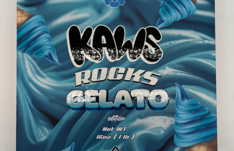 kaws rocks gelato